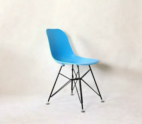 صندلی غذاخوری فایبرگلاس پایه عنکبوتی