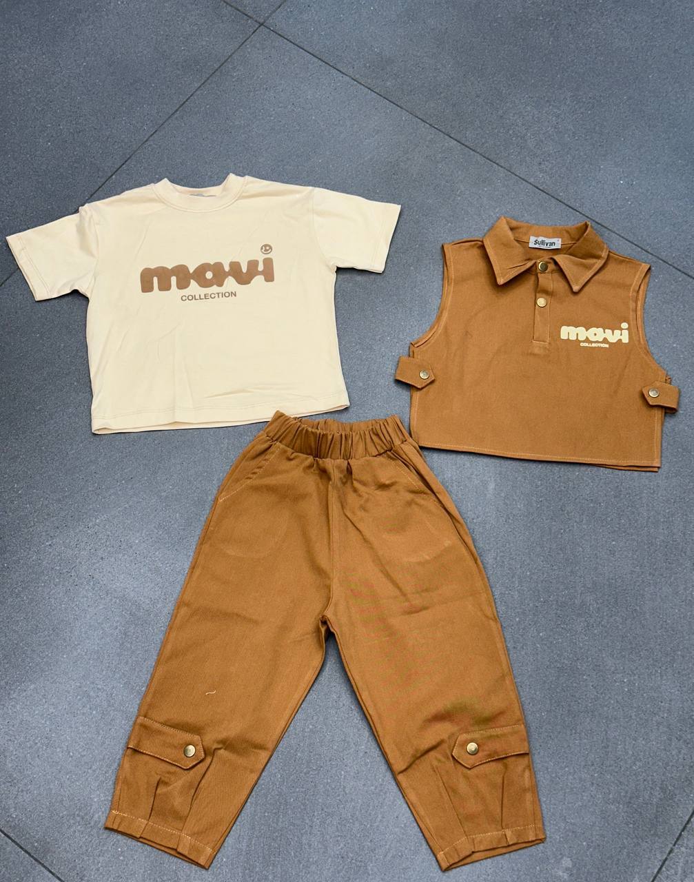 ست سه تیکه اسپرت بچگانه