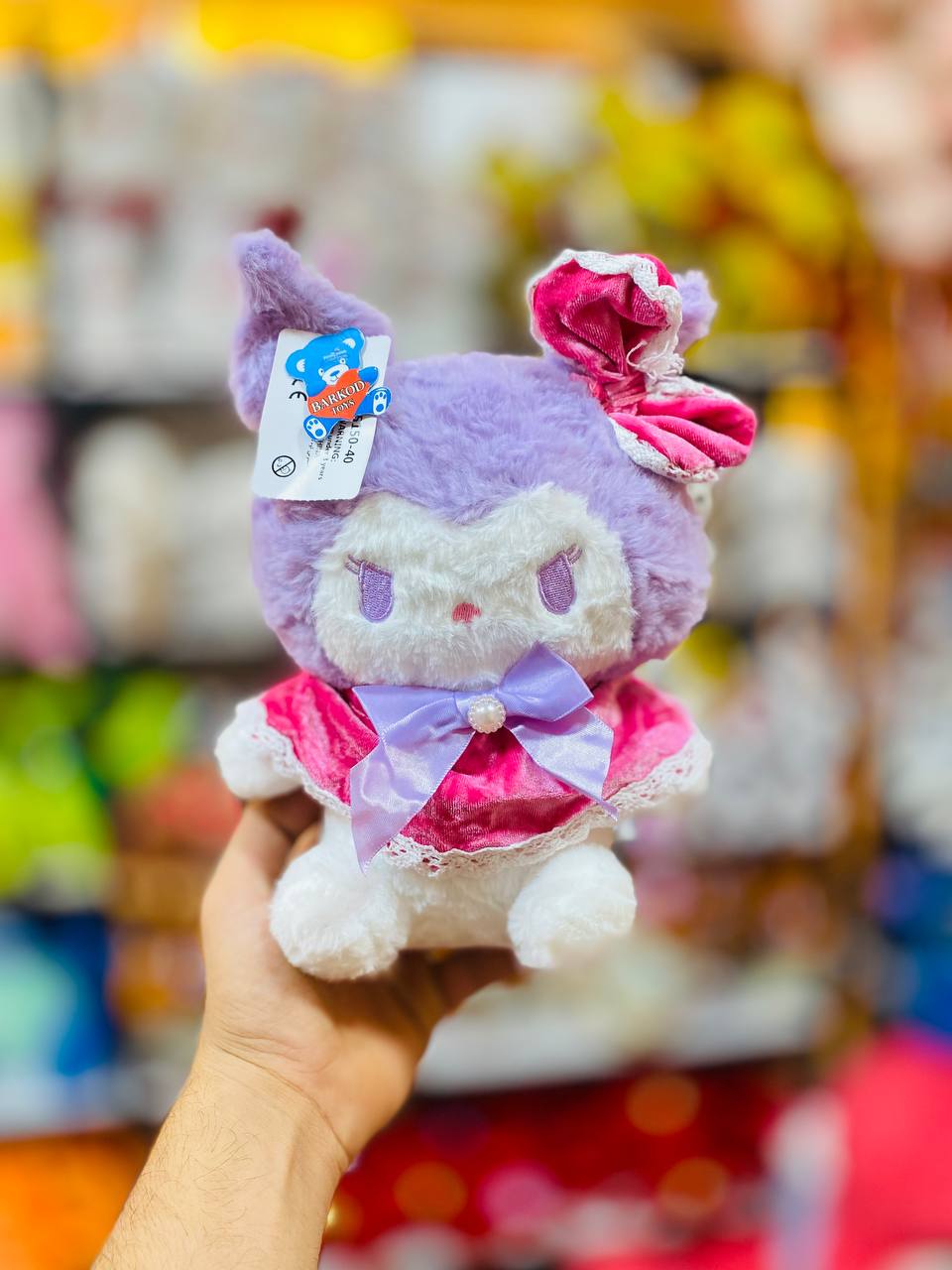 عروسک کرومی شنل صورتی عروسک کرومی شنل صورتی