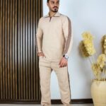 بلوز و شلوار راحتی مردانه نیم زیپ