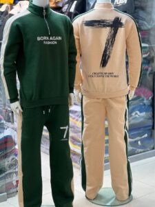 ست مردانه یقه نیم زیپ