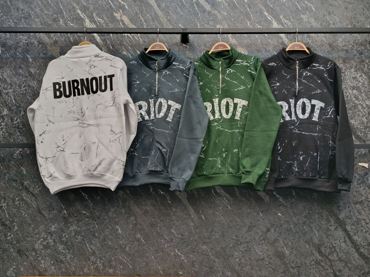 هودی نیم زیپ مردانه