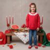بلوز دورس یقه گیپوری