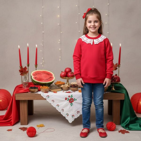 بلوز دورس یقه گیپوری