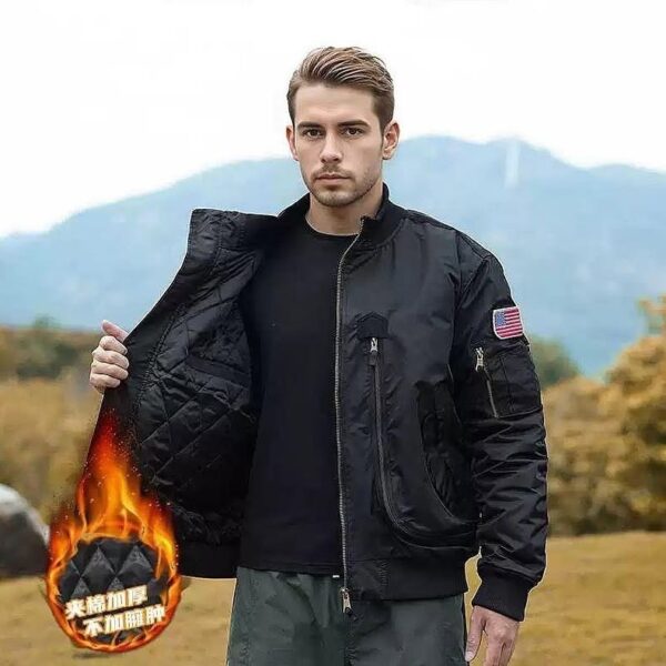 کاپشن خلبانی امریکایی زمستانه گرم بالا