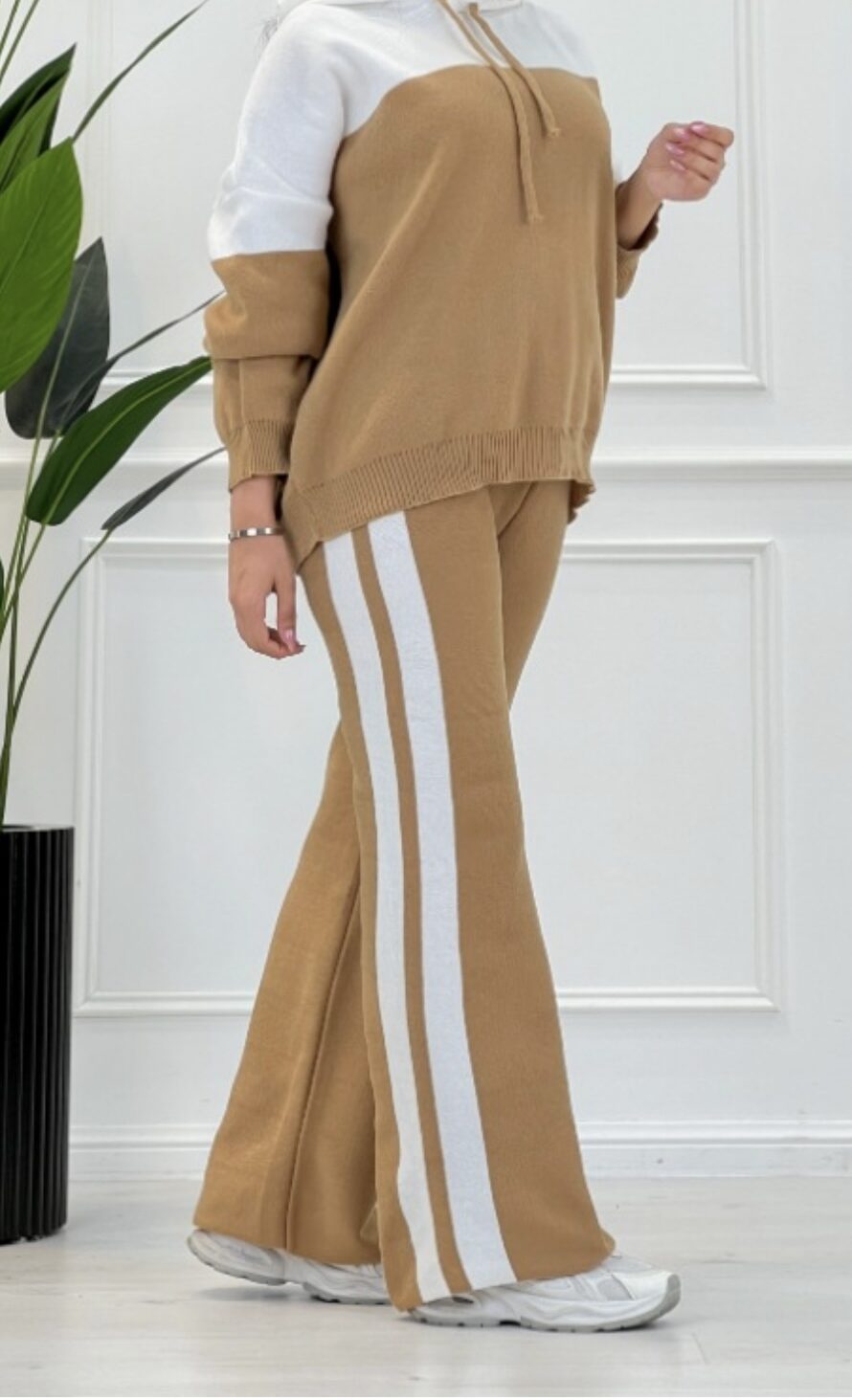 ست دو تکه بافت زنانه