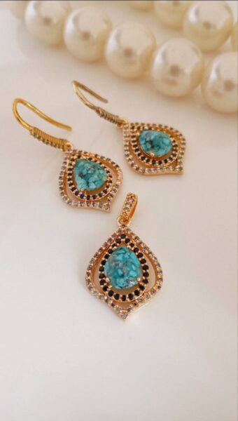 نیم ست فیروزه اصل نیشابور