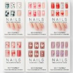 ناخن مصنوعی طرح دار بلند