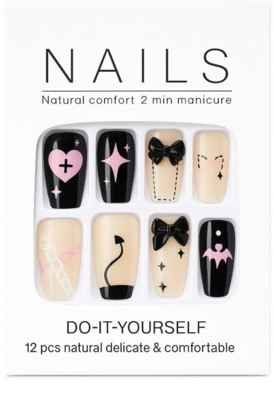 ناخن مصنوعی طرح دار بلند