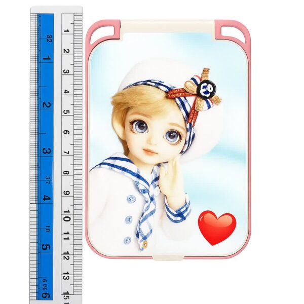 آینه لبه گرد بزرگ چشمک زن