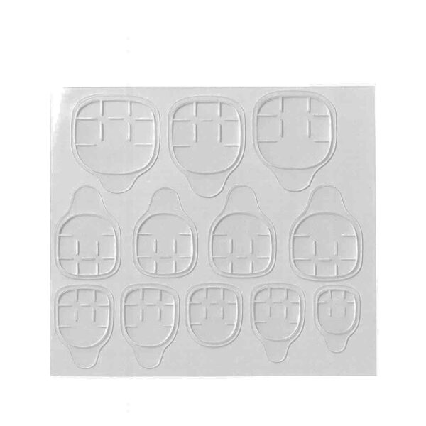 ناخن مصنوعی بزرگ رنگی پیکسلی