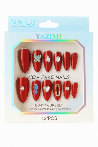 ناخن مصنوعی بزرگ رنگی پیکسلی