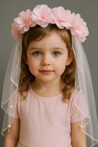 تل طوق عروس گل تور دار