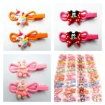 گیره انبری پاپیون عروسک رنگی