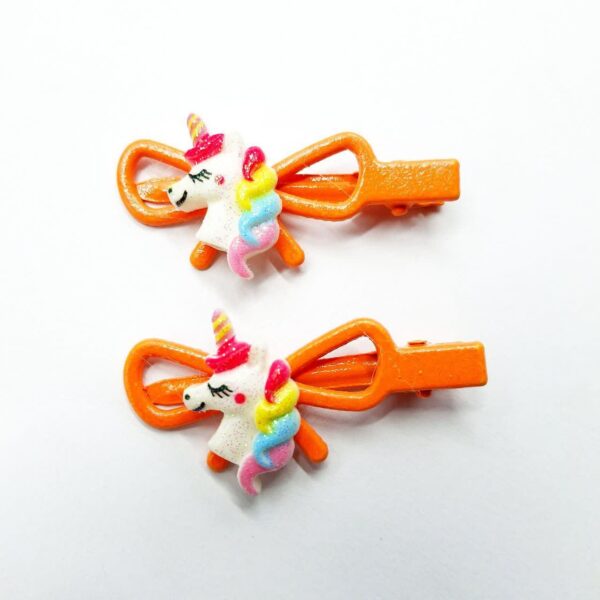 گیره انبری پاپیون عروسک رنگی