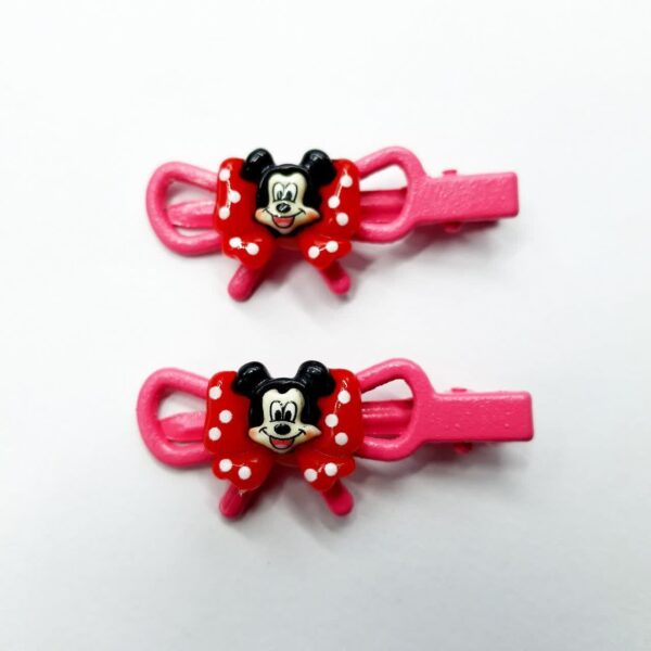 گیره انبری پاپیون عروسک رنگی