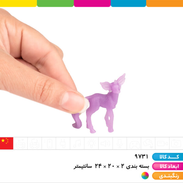 فیگور حیوانات اسب تک شاخ ۴۰ عددی کوچک