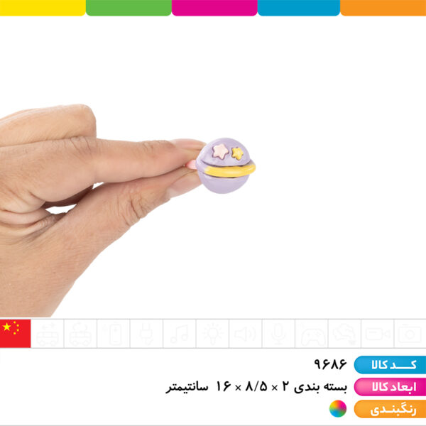 ست انگشتر و گیره مو یونیکورن ۸ عددی