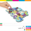 پازل قطار چوبی حروف الفبا