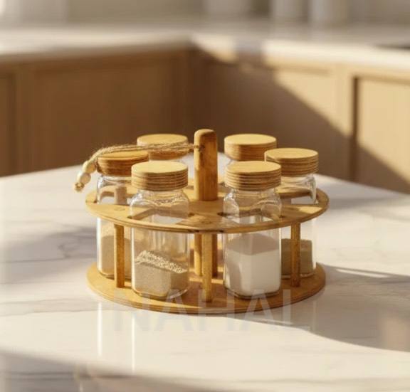 جا ادویه مکارتی گرد ۶ عددی جا ادویه مکارتی گرد ۶ عددی