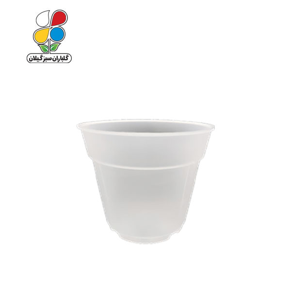 گلدان کشاورزی ژله ای شفاف قطر دهانه ۱۲ سانتیمتری