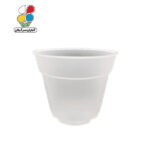 گلدان کشاورزی ژله ای شفاف قطر دهانه ۱۸ سانتیمتری