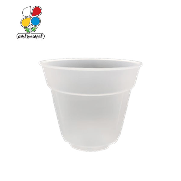 گلدان کشاورزی ژله ای شفاف قطر دهانه ۱۸ سانتیمتری