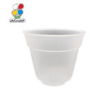 گلدان کشاورزی ژله ای شفاف قطر دهانه ۲۰ سانتیمتری