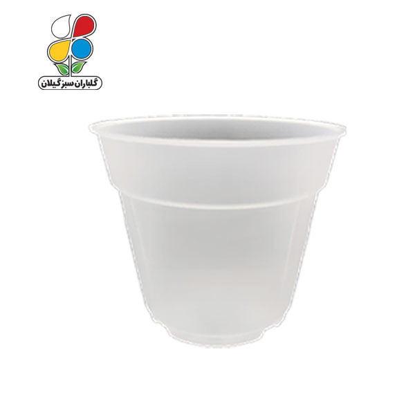 گلدان کشاورزی ژله ای شفاف قطر دهانه ۲۰ سانتیمتری