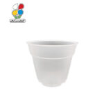 گلدان کشاورزی ژله ای شفاف قطر دهانه ۱۴ سانتیمتری