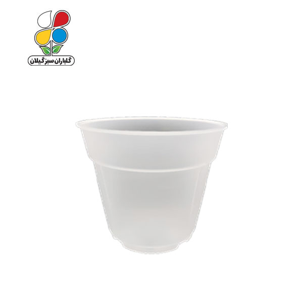 گلدان کشاورزی ژله ای شفاف قطر دهانه ۱۴ سانتیمتری