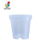 گلدان تزئینی تایلندی شفاف قطر دهانه ۱۲ سانتیمتری