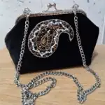 کیف مجلسی دست دوز مدل ترمه