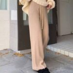 شلوار بافت زمستانه