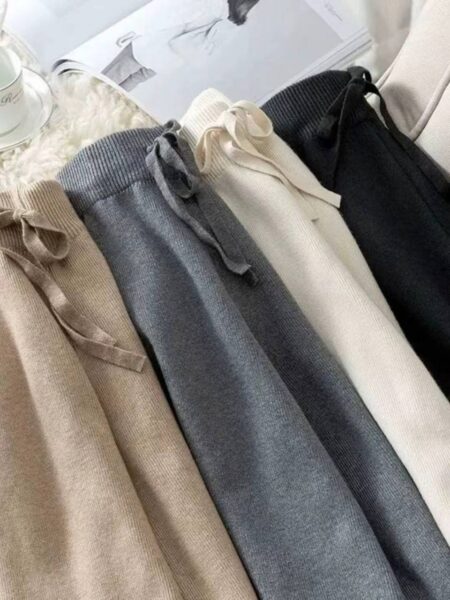 شلوار بافت زمستانه