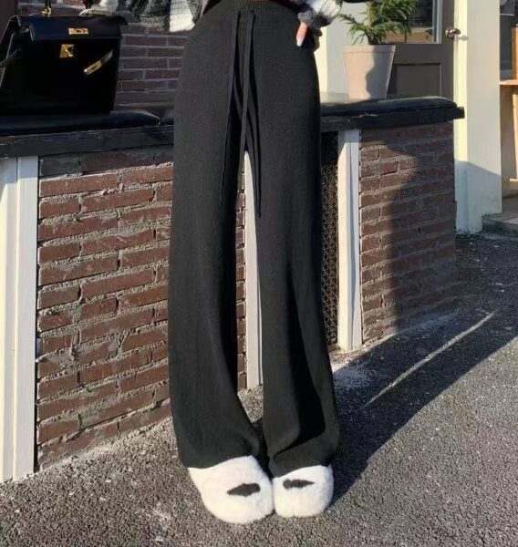 شلوار بافت زمستانه