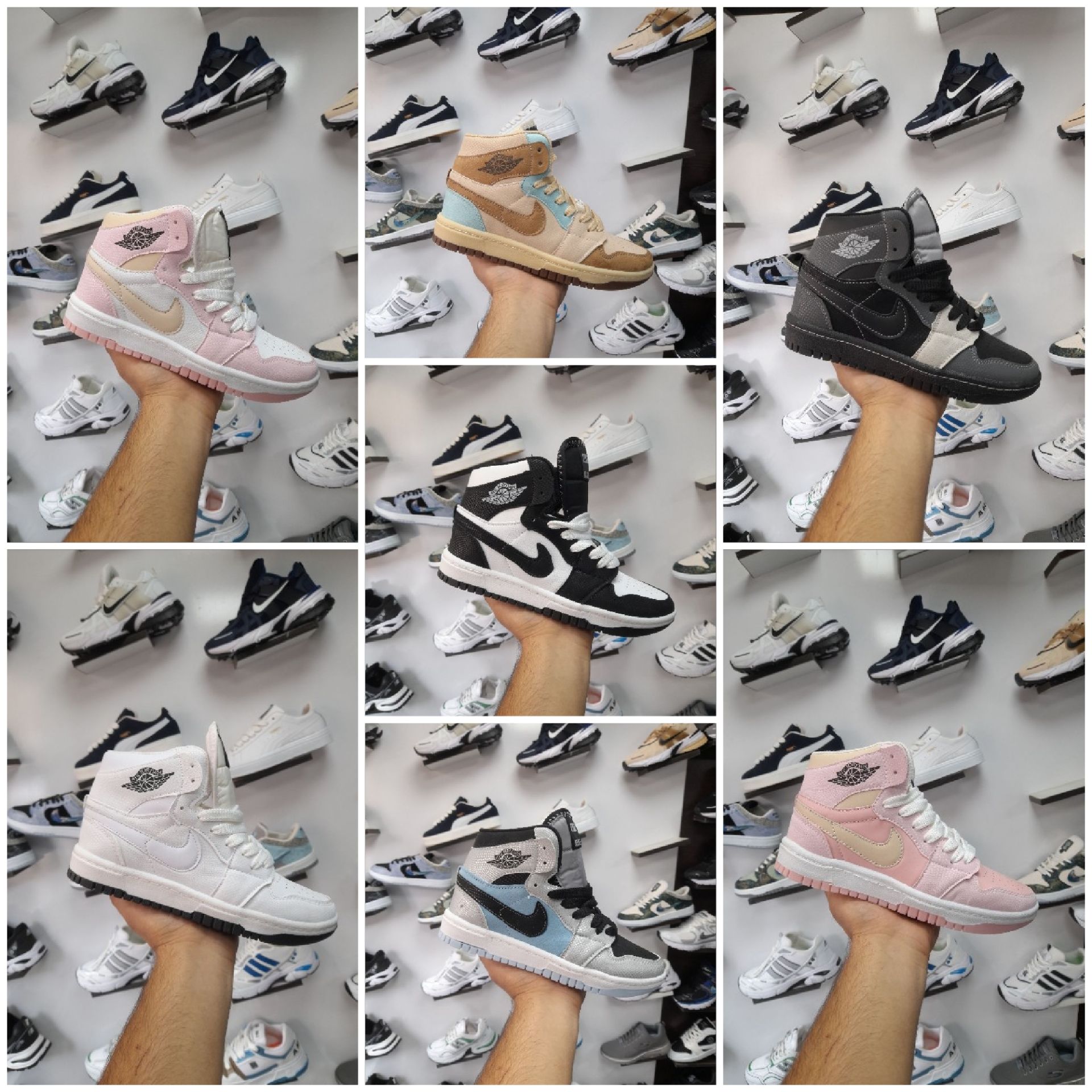 کتونی زنانه های کپی نایک جردن ساقدار