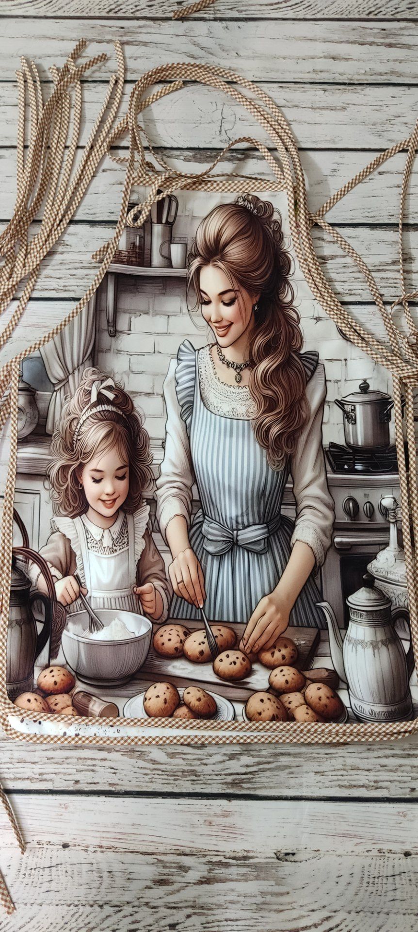 پیشبند مخمل پشت کار برزنت