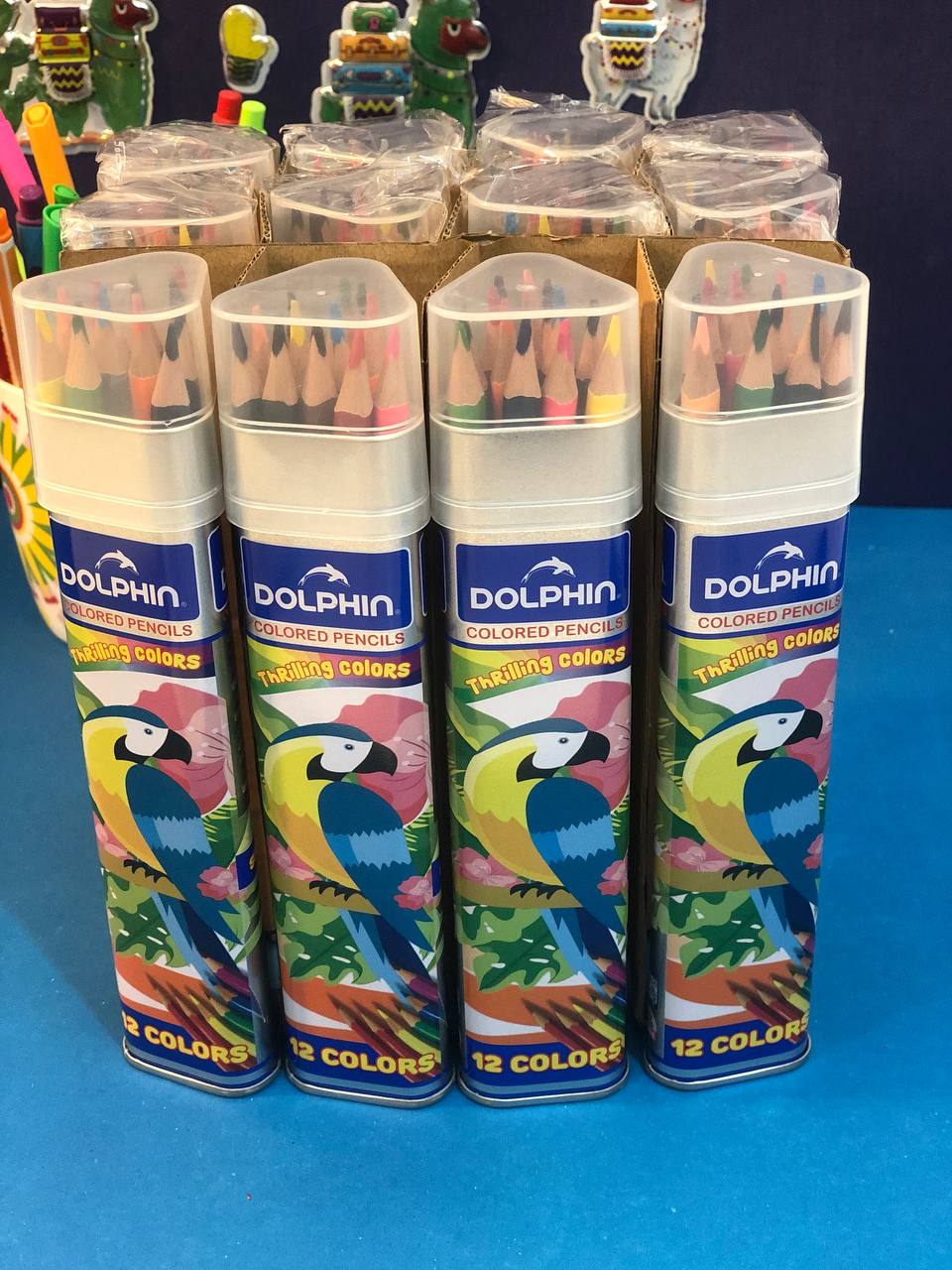 مداد رنگ دلفین سه گوش مداد رنگ دلفین سه گوش