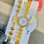 ساعت فول نگین همراه دستبند