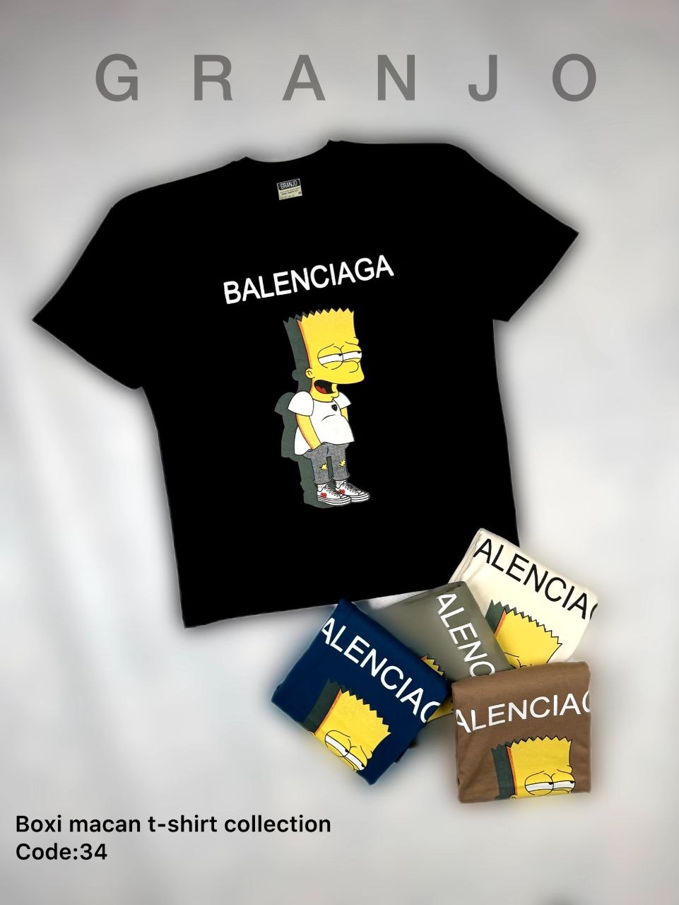 تیشرت باکسی طرح سیمسون ها تیشرت باکسی طرح سیمسون ها