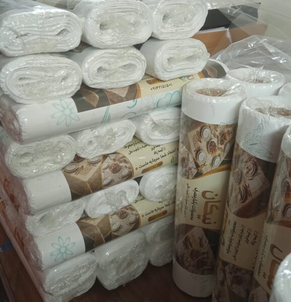 سفره یکبارمصرف ۴۰۰ گرمی کتابی طرح دار