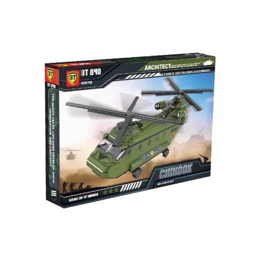 لگو ساختنی BT 840 هلیکوپتر شینوک (۵۲۰ قطعه) لگو ساختنی BT 840 هلیکوپتر شینوک (۵۲۰ قطعه)