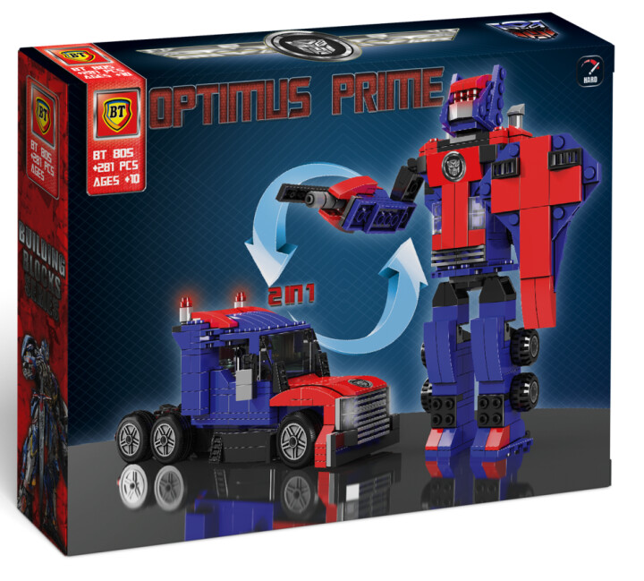 لگو ترانسفورمر BT 805 اپتیموس تبدیل‌شونده ربات ماشین