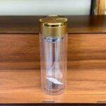 بطری پیرکس دمنوش دوجداره