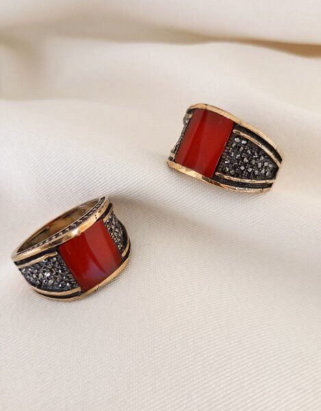 انگشترهای مردانه طرح ترک طلاروس