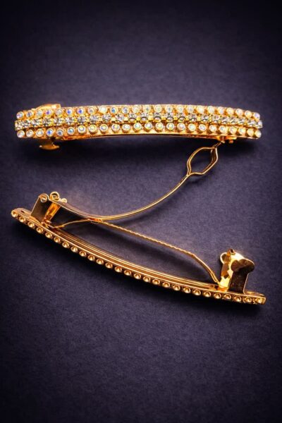 گیر بغل فشاری طلایی