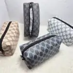 کیف آرایشی تک زیپ مکعبی حلقه دار رویه گوچی (۶عددی)