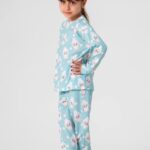 بلوز و شلوار طرح لبوبو گلدار