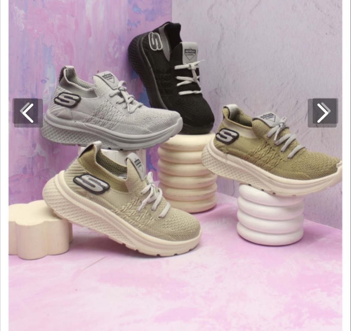 کتونی بافتی اسکیچرز های کپی